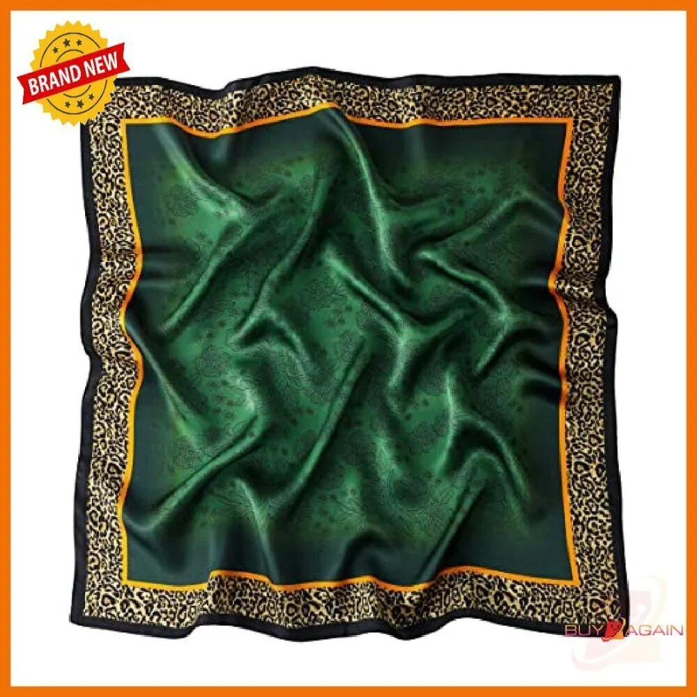 27x27 Inch Pure Mulberry Silk Scarf Lightweight Hair Headscarf